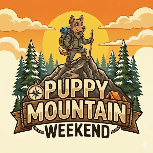Puppy Mountain Weekend Logo